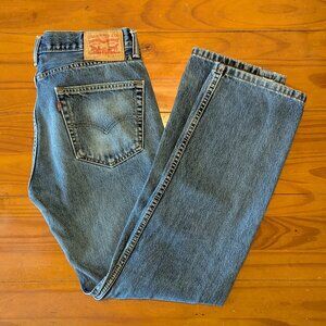 Levi’s Men’s 505 Regular Fit Jeans – W32 L32, Classic Straight Leg